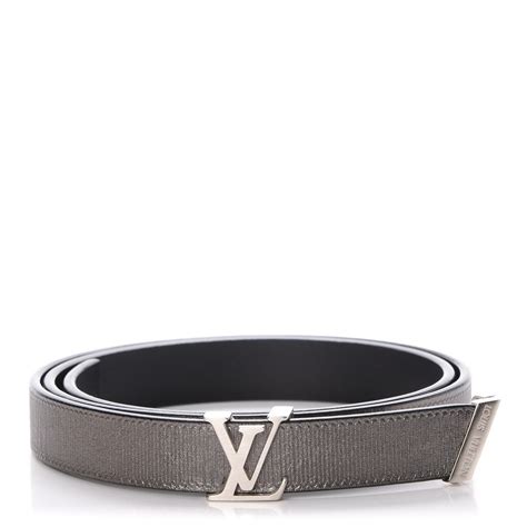 louis vuitton silver belt.